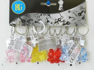 Obrázek z Klíčenka medvěd krystal, 4dr (12) 